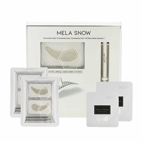 MELA SNOW  total solution: ampoule + micro carrier + eye mask