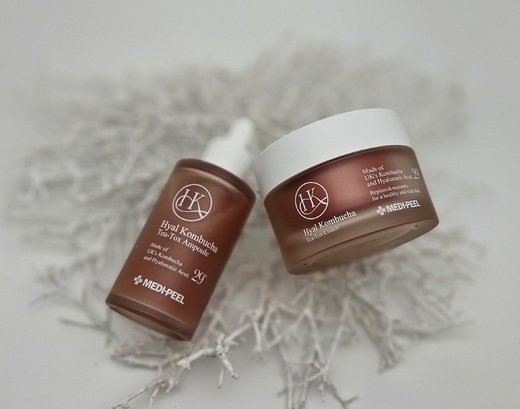 MEDI-PEEL Hyal Kombucha Tea Tox Cream + ampoule SET
