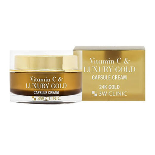 3W Clinic Vitamin C & Luxury Gold Capsule Cream 56g