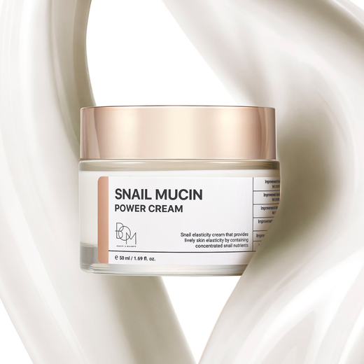 B.O.M. Beauty Of Majesty Snail Mucin Power Cream 50g