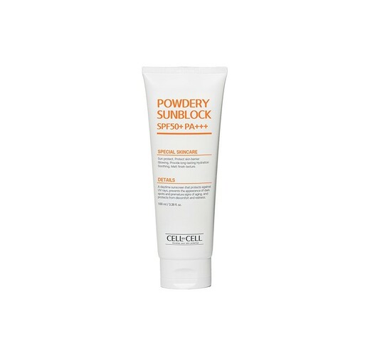 Cell By Cell Powdery Sunblock SPF50+ PA+++ 100ml