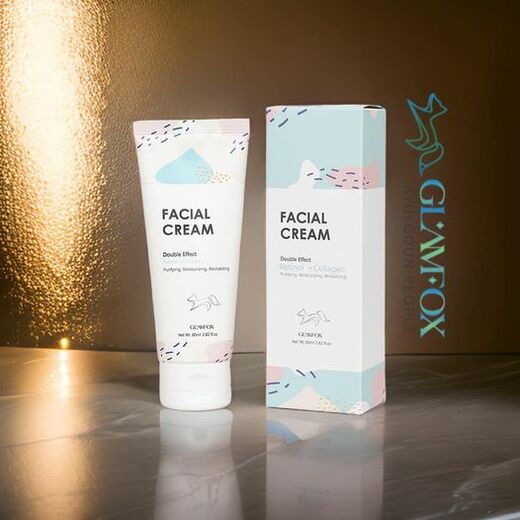 GLAMFOX Cream Double Effect Retinol & Collagen 80ml