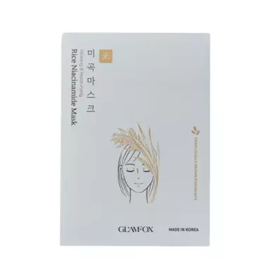Glamfox Rice Niacinamide mask