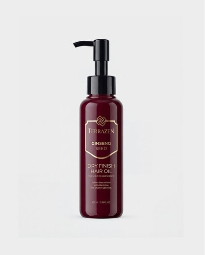 Terrazen Ginseng Seed Dry Finish Hair Oil 100ml