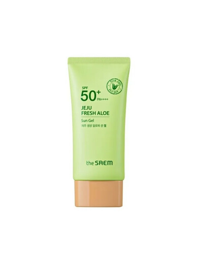 The Saem Jeju Fresh Aloe Sun gel SPF50+ PA++++ +dárek